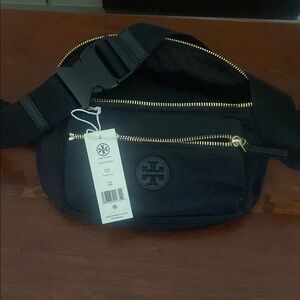 NWT Tory Burch Black Belt Bag/Bum Bag